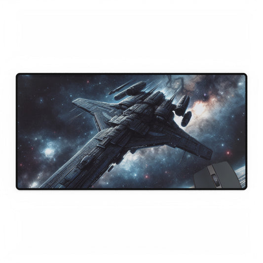 "Cosmic Voyage" Spacecraft Mouse Pad